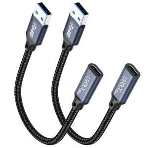 USB C Female to USB A Male Adapter 10Gbps Data Transfer Cable 60W&3A | USB Male to USB C Female Adapter USB 3.2 Gen 2 Type C OTG Charging Compatible for Flash Disk, Laptop, PC, Charger, Quest Link USB C Female to USB A Male Adapter 10Gbps Data Transfer Cable 60W&3A | USB Male to USB C Female Adapter USB 3.2 Gen 2 Type C OTG Charging Compatible for Flash Disk, Laptop, PC, Charger, Quest Link