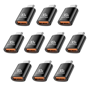 10 Pack USB C to USB Adapter,10Gbps USB A Female to USB C Male Adapter | 120W Fast Charging,Up to10Gbps Data Transfer,for iPhone17 16 Pro Max,iPad 11 10,Google Pixel10 9,Samsung Galaxy S25 10 Pack USB C to USB Adapter,10Gbps USB A Female to USB C Male Adapter | 120W Fast Charging,Up to10Gbps Data Transfer,for iPhone17 16 Pro Max,iPad 11 10,Google Pixel10 9,Samsung Galaxy S25