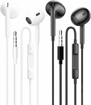 Wired Earbuds,Ultra Clear Calls & no Noise Headphones Earbuds Wired 3.5mm, in-Ear Earphones with Mic, Compatible with iPhone/iPad/Android/Laptop/PC 2 Pack Wired Earbuds,Ultra Clear Calls & no Noise Headphones Earbuds Wired 3.5mm, in-Ear Earphones with Mic, Compatible with iPhone/iPad/Android/Laptop/PC 2 Pack