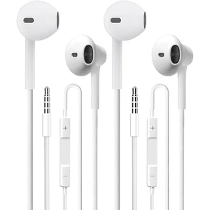 2 Pack Wired Earbuds,Ultra Clear Calls & no Noise 3.5mm Headphones Earbuds Wired, in-Ear Earphones with Mic, Compatible with iPhone/iPad/Android/Laptop/PC 2 Pack Wired Earbuds,Ultra Clear Calls & no Noise 3.5mm Headphones Earbuds Wired, in-Ear Earphones with Mic, Compatible with iPhone/iPad/Android/Laptop/PC