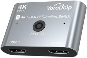 HDMI Switch 2 in 1 Out, HDMI Splitter 4K@60Hz 2K@100Hz 1080P@240Hz | Bi-Directional Switcher Split Monitor TV for Fire Stick, Roku, Laptop, PC, PS5/4, Xbox, Docking station, DVD Player etc. HDMI Switch 2 in 1 Out, HDMI Splitter 4K@60Hz 2K@100Hz 1080P@240Hz | Bi-Directional Switcher Split Monitor TV for Fire Stick, Roku, Laptop, PC, PS5/4, Xbox, Docking station, DVD Player etc.