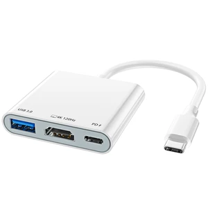 USB C to HDMI Adapter for iPhone 17 16 15, 4K@60Hz~120Hz iPhone to TV Adapter USB C with 100W Fast Charging, 5Gbps USB 3.0 Port, iPhone Hdmi Dongle for iPad/TV/Projector/Monitor, MFi Certified USB C to HDMI Adapter for iPhone 17 16 15, 4K@60Hz~120Hz iPhone to TV Adapter USB C with 100W Fast Charging, 5Gbps USB 3.0 Port, iPhone Hdmi Dongle for iPad/TV/Projector/Monitor, MFi Certified