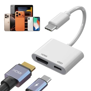 USB-C to HDMI Adapter for iPhone 18/17/16/15 iPad to TV - Type C to 4K@60Hz HDMI Adapter with PD100W, Phone to TV HDMI Adaptor for iPhone iPad Galaxy MacBook Tablet Switch Projector Monitor HDTV USB-C to HDMI Adapter for iPhone 18/17/16/15 iPad to TV - Type C to 4K@60Hz HDMI Adapter with PD100W, Phone to TV HDMI Adaptor for iPhone iPad Galaxy MacBook Tablet Switch Projector Monitor HDTV