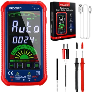 Digital Multimeter 6000 Counts True RMS Auto Ranging AC/DC Voltage Tester | USB Rechargeable Smart Voltage Multimeter with Large Color Screen, NCV Capacitance Meter, Digital Voltmeter Multi Meter Digital Multimeter 6000 Counts True RMS Auto Ranging AC/DC Voltage Tester | USB Rechargeable Smart Voltage Multimeter with Large Color Screen, NCV Capacitance Meter, Digital Voltmeter Multi Meter