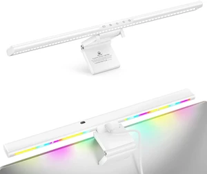LED Monitor Light Bar, Computer Monitor Lamp for Home Office & Gaming | Backlight, CRI95+, 1200Lux, No Screen Glare, 5 CCT & 5 Brightness Levels, Touch & Gesture Control for Flat & Curved Monitors LED Monitor Light Bar, Computer Monitor Lamp for Home Office & Gaming | Backlight, CRI95+, 1200Lux, No Screen Glare, 5 CCT & 5 Brightness Levels, Touch & Gesture Control for Flat & Curved Monitors