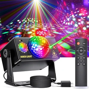 Party Lights, DJ Disco Light Disco Ball Light Sound Activated Strobe Stage Lights for Parties Birthday Christmas Gift Wedding Karaoke Bar Club Pub Dance Home Living Room Halloween Decorations Party Lights, DJ Disco Light Disco Ball Light Sound Activated Strobe Stage Lights for Parties Birthday Christmas Gift Wedding Karaoke Bar Club Pub Dance Home Living Room Halloween Decorations
