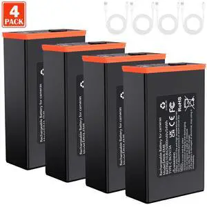 4 Pack Replacement Battery for Moultrie Edge Trail Cameras, 5000mAh High Capacity Rechargeable Compatible with Moultrie Edge, Edge PRO, Edge 2 & PRO etc, Long-Lasting Power Supply 4 Pack Replacement Battery for Moultrie Edge Trail Cameras, 5000mAh High Capacity Rechargeable Compatible with Moultrie Edge, Edge PRO, Edge 2 & PRO etc, Long-Lasting Power Supply
