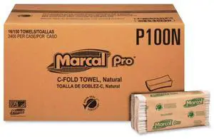 Folded Paper Towels, 1-Ply, 10.125" X 12.875 ", 150/Pack, 16 Packs/Ct Folded Paper Towels, 1-Ply, 10.125" X 12.875 ", 150/Pack, 16 Packs/Ct