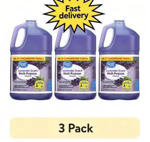 (3 pack) Great Value Multi Cleaner, Lavender Scent, 128 fl oz (3 pack) Great Value Multi Cleaner, Lavender Scent, 128 fl oz