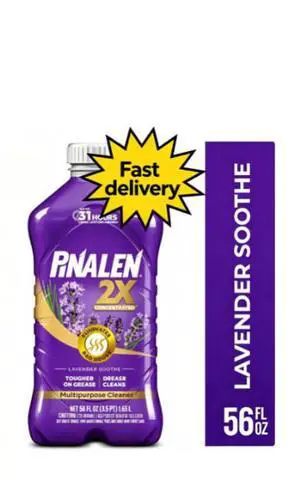 Pinalen 2X Max Aromas Multipurpose Cleaner Lavender Soothe Scent 56 fl oz Pinalen 2X Max Aromas Multipurpose Cleaner Lavender Soothe Scent 56 fl oz