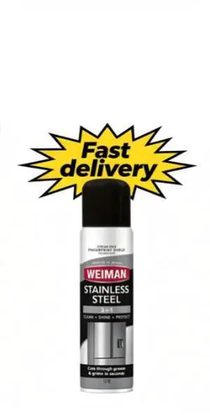 Weiman Stainless Steel Cleaner & Polish Spray for Kitchen and Home Appliances, 12 oz, Floral Scent Weiman Stainless Steel Cleaner & Polish Spray for Kitchen and Home Appliances, 12 oz, Floral Scent