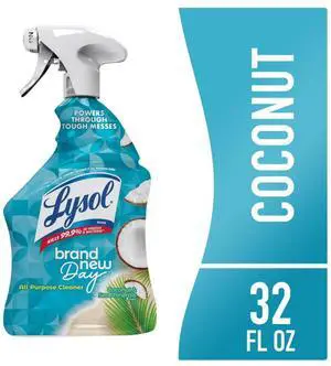 Lysol® All-Purpose Cleaner, Sanitizing and Disinfecting Spray, to Clean and Deodorize, Coconut & Sea Minerals Scent, 32 fl oz Lysol® All-Purpose Cleaner, Sanitizing and Disinfecting Spray, to Clean and Deodorize, Coconut & Sea Minerals Scent, 32 fl oz