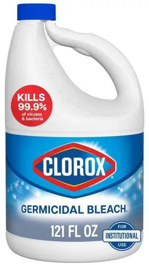 Clorox Germicidal Bleach Cleaner, Regular Scent, 121 fl oz Clorox Germicidal Bleach Cleaner, Regular Scent, 121 fl oz