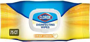 Clorox Disinfecting Cleaning Wipes Flex Pack, Bleach Free, Crisp Lemon, 75 Count Clorox Disinfecting Cleaning Wipes Flex Pack, Bleach Free, Crisp Lemon, 75 Count