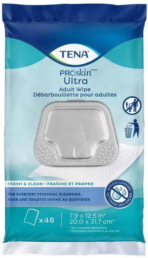 Tena ProSkin Ultra Adult Wipes for Incontinence, 48 Count Tena ProSkin Ultra Adult Wipes for Incontinence, 48 Count