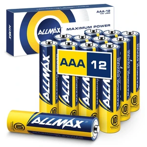 Allmax AAA Maximum Power Alkaline Batteries 12 Count 1.5V Allmax AAA Maximum Power Alkaline Batteries 12 Count 1.5V