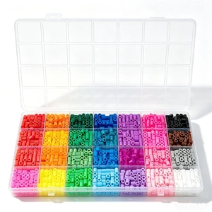 28 Colors 5mm Fuse Beads Kit, 2200PCS DIY Craft Supplies 28 Colors 5mm Fuse Beads Kit, 2200PCS DIY Craft Supplies