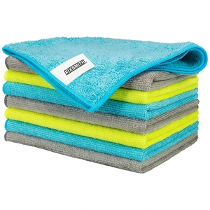 FIXSMITH Microfiber Cleaning Cloth 12x16in, 8-Pack, Highly Absorbent, Lint-Free, Streak-Free Multi-Functional Cloths for Car, Kitchen, Home FIXSMITH Microfiber Cleaning Cloth 12x16in, 8-Pack, Highly Absorbent, Lint-Free, Streak-Free Multi-Functional Cloths for Car, Kitchen, Home