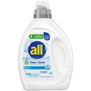 All Liquid Detergent for Sensitive Skin, 50oz, 110 Loads, Unscented All Liquid Detergent for Sensitive Skin, 50oz, 110 Loads, Unscented