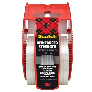 Scotch Reinforced Strength Strapping Tape 1.88IN x 360IN 1 Roll Scotch Reinforced Strength Strapping Tape 1.88IN x 360IN 1 Roll