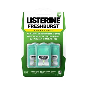 Listerine PocketPaks Breath Strips Freshburst 24ct 3Pack Listerine PocketPaks Breath Strips Freshburst 24ct 3Pack
