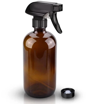 Wedama 16 oz Amber Glass Spray Bottle, Refillable Empty with Adjustable Nozzles, for Cleaning Solutions, Essential Oils, Alcohol, Plant & Hair Care (1 Pack) Wedama 16 oz Amber Glass Spray Bottle, Refillable Empty with Adjustable Nozzles, for Cleaning Solutions, Essential Oils, Alcohol, Plant & Hair Care (1 Pack)