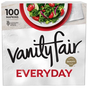 Vanity Fair Everyday Paper Napkins, 100Count, Disposable Vanity Fair Everyday Paper Napkins, 100Count, Disposable
