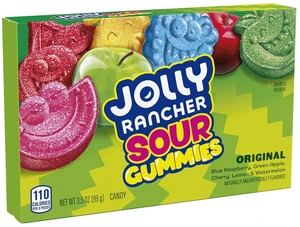 Jolly Rancher Sour Gummies Assorted Fruit Candy Box, 3.5 oz Jolly Rancher Sour Gummies Assorted Fruit Candy Box, 3.5 oz