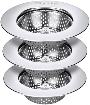 5-Inch Kitchen Sink Drain Strainer 3-Pack, Food Catcher Drain Cover 5-Inch Kitchen Sink Drain Strainer 3-Pack, Food Catcher Drain Cover