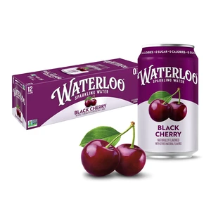 Waterloo Sparkling Water Black Cherry 12 Fl Oz Cans (Pack of 12) Waterloo Sparkling Water Black Cherry 12 Fl Oz Cans (Pack of 12)