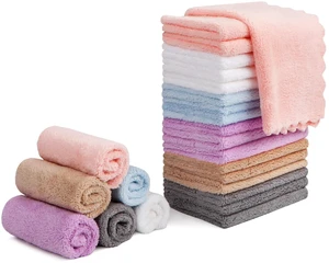 Orighty Makeup Remover Cloths 24 Pack Microfiber Face Towels 7x7 Inch Orighty Makeup Remover Cloths 24 Pack Microfiber Face Towels 7x7 Inch