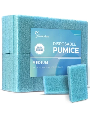 Maryton Disposable Foot Scrubber Pedicure Pumice Stone, 40PCS Maryton Disposable Foot Scrubber Pedicure Pumice Stone, 40PCS