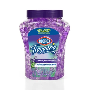 Clorox Fraganzia Crystal Beads Air Freshener, Lavender Eucalyptus, 12Fl Oz Clorox Fraganzia Crystal Beads Air Freshener, Lavender Eucalyptus, 12Fl Oz