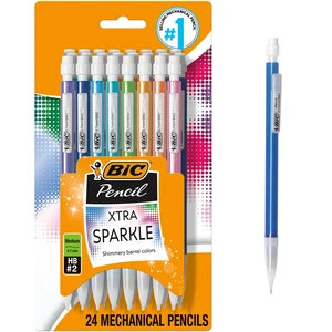 BIC Xtra-Sparkle Number 2 Mechanical Pencils 0.7mm, 24 Count Pack BIC Xtra-Sparkle Number 2 Mechanical Pencils 0.7mm, 24 Count Pack