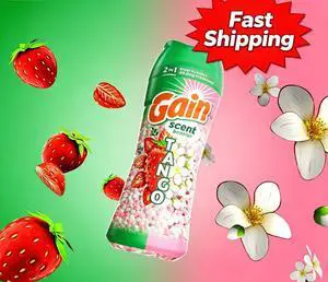 Tango 2-in-1 Dual Scent In-Wash Laundry Scent Booster Beads, Strawberry & Shea Scent, 4.8 oz Tango 2-in-1 Dual Scent In-Wash Laundry Scent Booster Beads, Strawberry & Shea Scent, 4.8 oz