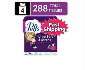 Puffs Ultra Soft Tissues, 4 Count Puffs Ultra Soft Tissues, 4 Count
