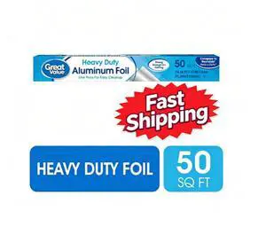Great Value Heavy Duty Aluminum Foil, 50 sq ft Great Value Heavy Duty Aluminum Foil, 50 sq ft
