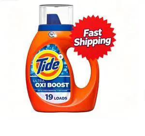 Tide Laundry Detergent Liquid with Ultra Oxi Boost, Advanced Stain Remover, 27 fl oz, 19 Loads Tide Laundry Detergent Liquid with Ultra Oxi Boost, Advanced Stain Remover, 27 fl oz, 19 Loads