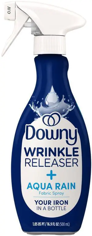 Downy Wrinkle Releaser Spray, Aqua Rain Scent, Fabric Refresher, 16.9 fl oz Downy Wrinkle Releaser Spray, Aqua Rain Scent, Fabric Refresher, 16.9 fl oz