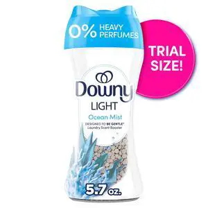 Downy Laundry Scent Beads, Light In-Wash Scent Booster, No Heavy Perfumes, Ocean Mist Scent, 5.7 oz Downy Laundry Scent Beads, Light In-Wash Scent Booster, No Heavy Perfumes, Ocean Mist Scent, 5.7 oz