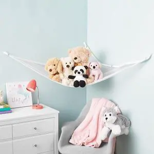 Mainstays Mesh Toy Storage Organizer White Mainstays Mesh Toy Storage Organizer White