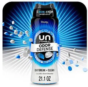 Downy Laundry Scent Beads, Unstopables Fusions Odor Defense In-Wash Scent Booster, Daybreak & Clean Scent, 21.1 oz Downy Laundry Scent Beads, Unstopables Fusions Odor Defense In-Wash Scent Booster, Daybreak & Clean Scent, 21.1 oz