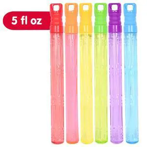 Play Day Bubble Wand with 5 fl oz, 6 Pack Multicolor for Children Ages 3+ Play Day Bubble Wand with 5 fl oz, 6 Pack Multicolor for Children Ages 3+