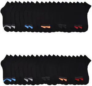 Wonder Nation Boys Ankle Socks, 20-Pack, Sizes S (6-10.5) - L (4-10) Wonder Nation Boys Ankle Socks, 20-Pack, Sizes S (6-10.5) - L (4-10)
