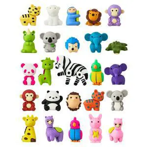 Pen+Gear Animal Erasers, 25 Count Pen+Gear Animal Erasers, 25 Count