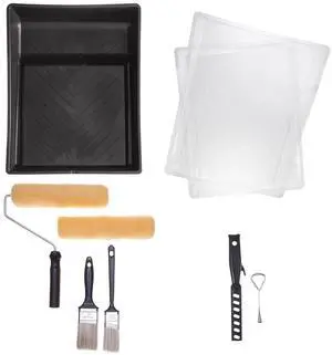 Good 10-Piece Knit Polyester Paint Tray Kit Good 10-Piece Knit Polyester Paint Tray Kit