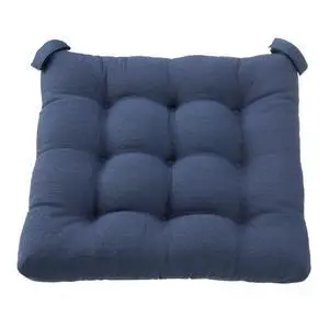 Mainstays Textured Chair Seat Pad (Chair Cushion), Navy Color, 1-Piece, 15.5" x 16" Mainstays Textured Chair Seat Pad (Chair Cushion), Navy Color, 1-Piece, 15.5" x 16"