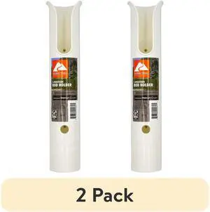 (2 pack) Ozark Trail Side Mount Plastic Marine Fishing Rod Holder (2 pack) Ozark Trail Side Mount Plastic Marine Fishing Rod Holder