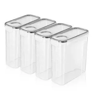 Sorbus 4-Pack Food Storage Dispenser Containers Airtight, BPA-Free For Pantry, Cereal, Pasta, Dry Food Sorbus 4-Pack Food Storage Dispenser Containers Airtight, BPA-Free For Pantry, Cereal, Pasta, Dry Food