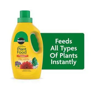 Miracle-Gro Liquid All Purpose Plant Food, Concentrate, For All Plant Types, 32 oz. Miracle-Gro Liquid All Purpose Plant Food, Concentrate, For All Plant Types, 32 oz.